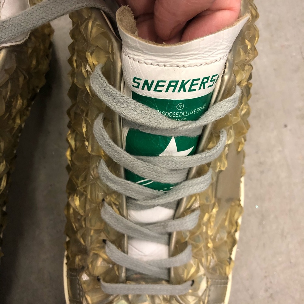RARE Authentic Golden Goose Superstar Sneakers - 3D Studded Design - EU 38 - Picture 5 of 10